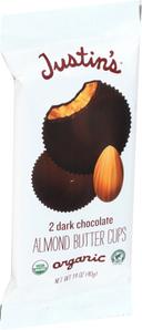Justins Organic Almond Butter Cup, 1.4 Ounce -- 12 per case