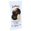 Justin Nut Organic Dark Chocolate Crispy Peanut Butter Cup, 1.32 Ounce -- 12 per case