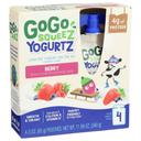 GoGo squeeZ Berry Flavor Yogurt, 12 Ounce -- 12 per case