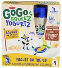 Gogo Squeez Banana Yogurtz, 3 Ounce - 4 count per pack -- 12 packs per case