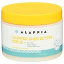 Alaffia Oatmeal Aloe Whipped Shea Butter Scrub, 11 Fluid Ounce