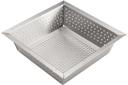 Winco Stainless Steel Floor Drain Strainer, 10 × 10 × 2 5/8 inch -- 12 per case