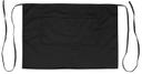 Winco Signature Chef Black Half Length Bistro Apron, 28 x 19 inch -- 60 per case