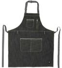 Winco Signature Chef Heavyweight Adjustable Neck Denim Bib Apron, 34.5 x 30.25 inch -- 24 per case