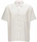 Winco Signature Chef White 3XL Snap-Button Chef Shirt with Short Sleeve -- 48 per case