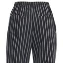 Winco Signature Chef Woven Chalkstripe Medium Chef Pant -- 24 per case