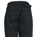 Winco Signature Chef Black Medium Womens Chef Pant with Drawstring Waist -- 24 per case