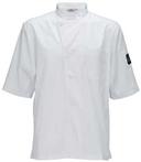 Winco Signature Chef White Tapered Fit 2XL Ventilated Chef Shirt with Short Sleeve -- 36 per case
