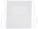 Winco Signature Chef White Full Length Bistro Apron -- 60 per case