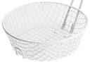Winco White Plastic Non Stick Coating Coarse Mesh Breading Basket, 8 inch -- 36 per case