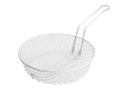 Winco White Plastic Non Stick Coating Coarse Mesh Breading Basket, 12 inch -- 36 per case