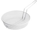 Winco White Plastic Non Stick Coating Medium Mesh Breading Basket, 12 inch -- 36 per case