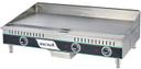 Winco Spectrum 208/240 Volt Two Heat Zones Countertop Electric Griddle, 36 x 21 3/4 x 12 7/8 inch -- 1 set
