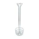 Winco TB-25 Stainless Steel Chrome-Plated Finish Tortilla Shell Fry Basket with 25 inch Handle, 6.25 inch Diameter
