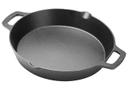 Winco FireIron Pre-Seasoned Cast Iron Skillet with Dual Loop Handle, 12 inch Dia -- 4 per case