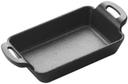Winco FireIron Rectangular Enamel Finish Mini Cast Iron Server, 10 Ounce -- 6 per case