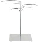 Winco Spectrum Stainless Steel 3 Ring Bag Holder Stand -- 4 per case