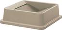 Winco Beige Square Lid for PTCS-35BE 35 Gallon Tall Square Trash Can -- 6 per case