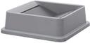 Winco Gray Square Lid for PTCS-35G Gallon Tall Square Trash Can -- 6 per case