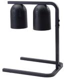 Winco Black Steel Base Aluminum Light Hood 3-Position Electric Heat Lamp -- 1 set