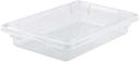 Winco Clear Polycarbonate Food Storage Box, 18 x 26 x 3.5 inch -- 8 per case