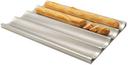 Winco 16 Gauge Aluminum 4 Slots Perforated Baguette Pan with Silicon Glaze, 18 x 26 x 1 inch -- 6 per case
