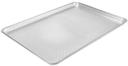 Winco 16 Gauge Aluminum Glazed 1/2 Size Closed Bead Fully Perforated Sheet Pan, 13 x 18 inch -- 12 per case