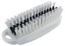Winco White and Black Bristles Nail Cleaning Brush with Plastic Handle, 5 3/4 x 2 inch -- 48 per case