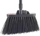 Winco Heavy Duty Unflagged Black Bristles Angle Broom with 48 inch Length Fiberglass Handle -- 12 set per case