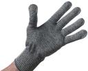 Winco Gray Large Antimicrobial Cut Resistant Gloves with Gray Wristband -- 120 per case