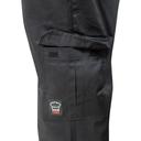 Winco Signature Chef Black Extra Large Cargo Chef Pant -- 24 per case