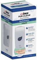 Winco Pur-Clean Black Automatic Liquid Soap Dispenser, 1000 Milliliter -- 12 per case