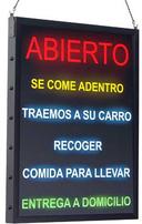 Winco All-in-One Spanish Version Open LED Sign, 19 x 24 inch -- 5 per case
