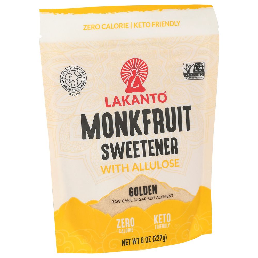 Lakanto Golden Monk Fruit Sweetener with Allulose, 8 Ounce -- 10 per case