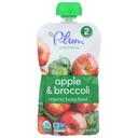 Plum Organics Second Blend Broccoli and Apple Baby Food, 4 Ounce -- 12 per case