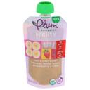 Plum Organics Mighty Builder Banana White Bean Strawberry with Chia Food for Tots, 4 Ounce -- 12 per case
