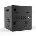 Luxor Black Modular Charging Cabinet, 15 x 15 x 16.75 inch