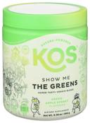 Kos Show Me The Greens Green Apple Sorbet Veggie Blend Powder, 10 Ounce