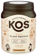 Kos Organic Chocolate Plant Protein Powder, 20.6 Ounce