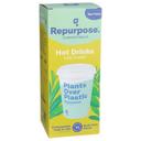 Repurpose Plants Over Plastic Compostable Cups and Lids Set, 10 count -- 12 per case