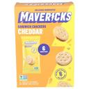 Mavericks Cheddar Sandwich Cracker, 1.27 Ounce -- 36 per case