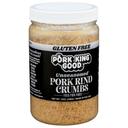 Pork King Good Unseasoned Pork Rind Crumbs, 12 Ounce -- 6 per case