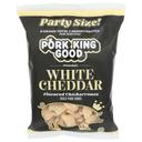 Pork King Good White Cheddar Pork Rinds, 7 Ounce -- 6 per case