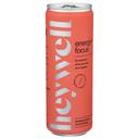 Heywell Energy Plus Focus Strawberry Lemon Sparkling Beverage, 12 Fluid Ounce -- 12 per case