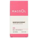 Magsol Organics Natural Sweet Rose Magnesium Deodorant, 3.2 Ounce