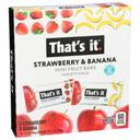Thats It Strawberry and Banana Mini Fruit Bar, 0.7 Ounce -- 60 per case