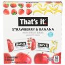 Thats It Strawberry and Banana Mini Fruit Bar, 0.7 Ounce -- 60 per case
