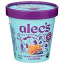 Alecs Organic Honey Blueberry Lavender Ice Cream, 14 Fluid Ounce -- 8 per case