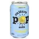 Culture Pop Ginger Lemon and Turmeric Probiotic Soda, 12 Fluid Ounce -- 12 per case