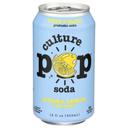 Culture Pop Ginger Lemon and Turmeric Probiotic Soda, 12 Fluid Ounce -- 12 per case